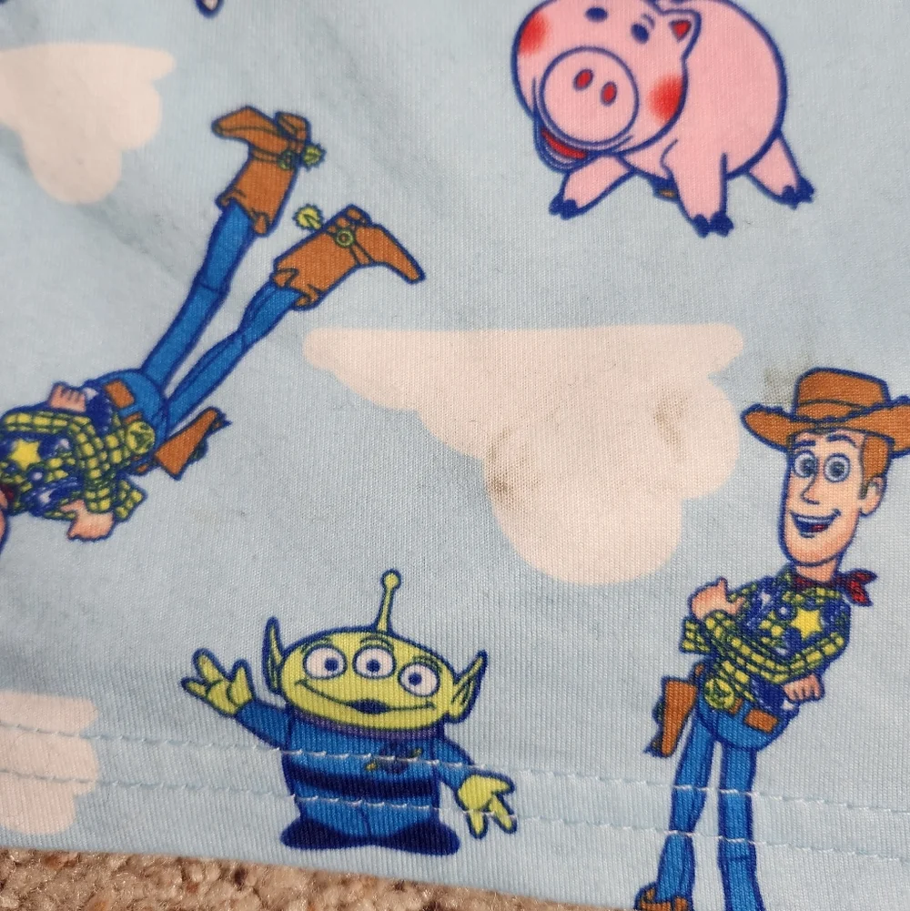 Disney Blue Toy Story Pajama Shorts - Picture 5 of 5